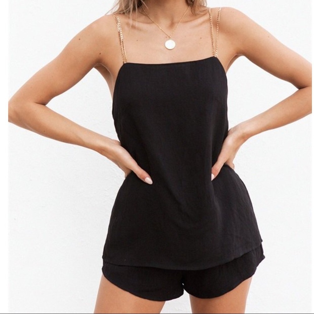 AMAYA CHAIN PLAYSUIT - SABO SKIRT